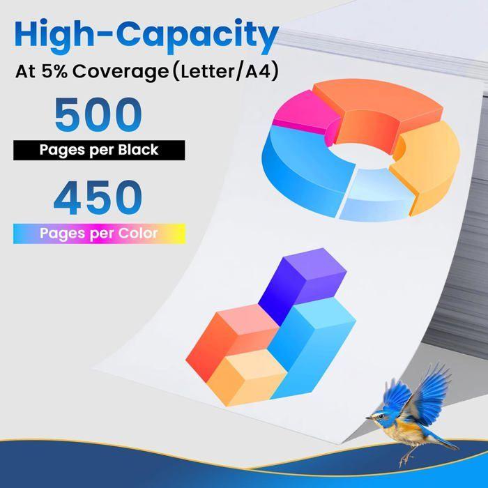 Cartouches d'encre compatibles - EDILIX - 29XL - Lot de 10 - 4 Noir, 2 Cyan, 2 Magenta, 2 Jaune