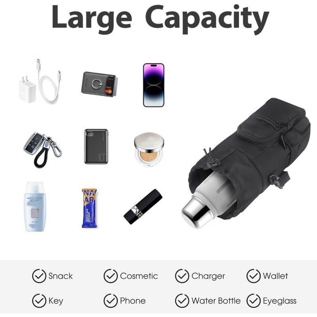 Water Bottle Holder with Strap 32oz 40oz 20oz 24oz Water Bottle Holder with Strap Insulated Water Bottle Carrier Sling Bag