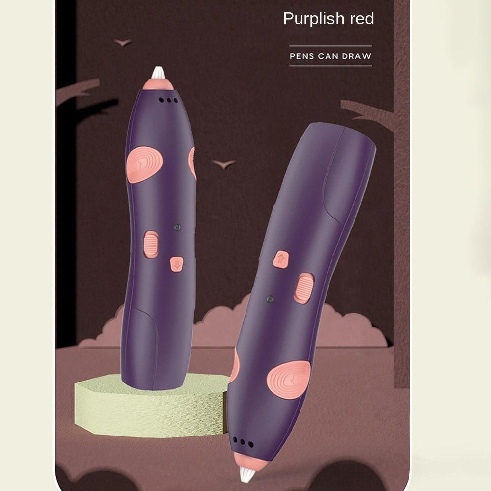 Rechargeable 3D Printing Pen Low Temperature 3D Art Painting Pen 3D Graffiti Pen  Education Toy