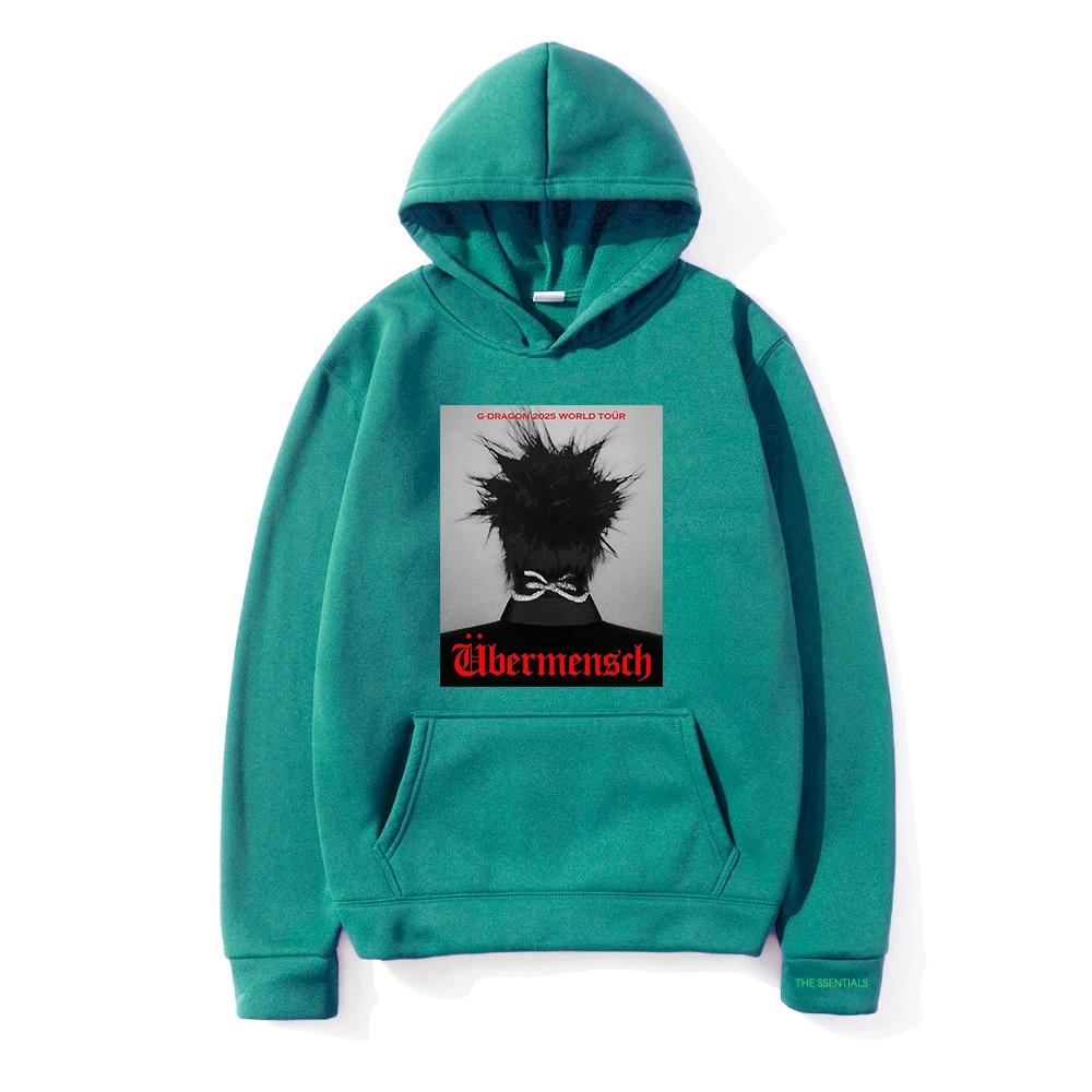 G-Dragon’s Übermensch Hoodie 2025 New Album Men/women Hoodies Harajuku Aesthetic Winter Clothes Pullover Sweatshirt Vintage