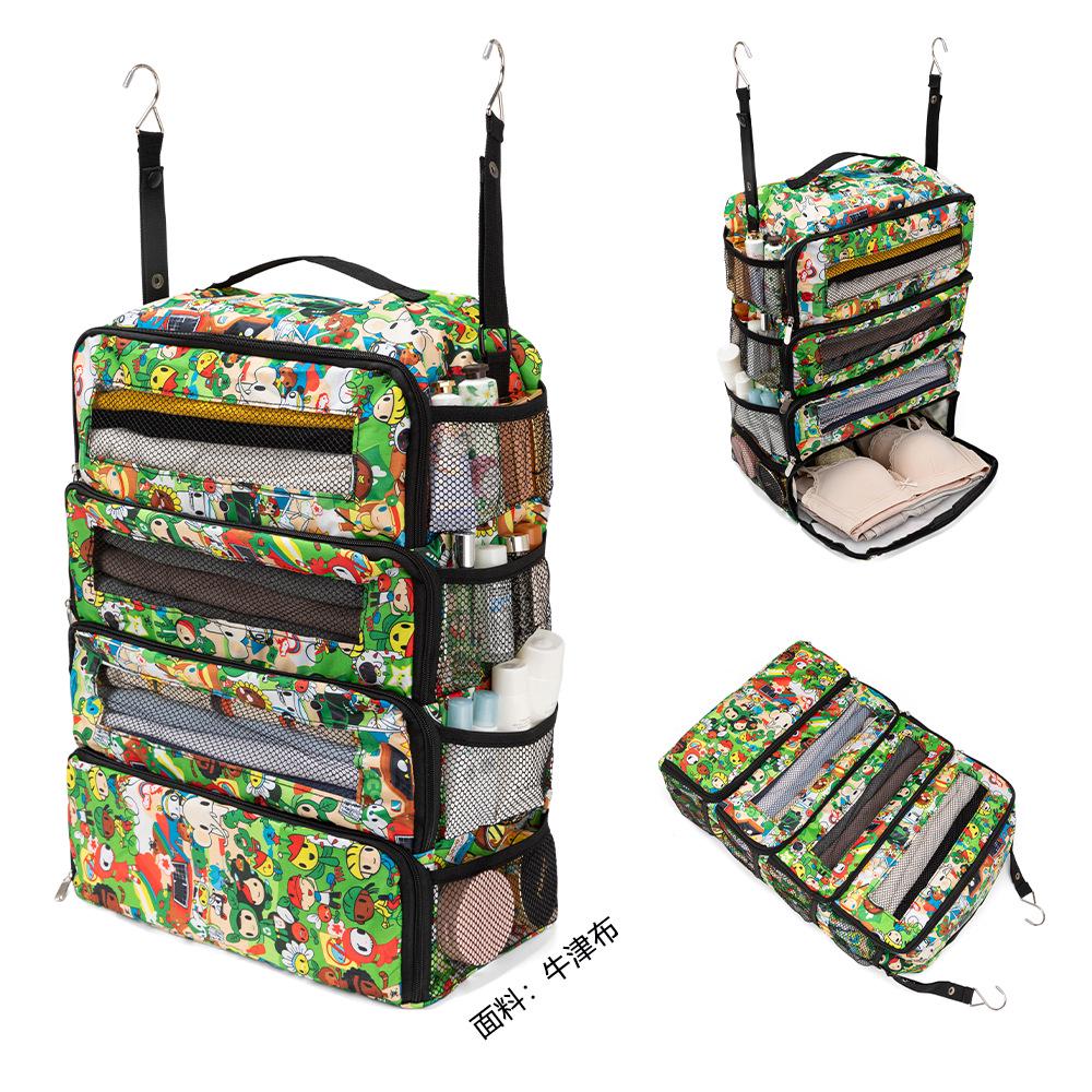 Popular Large Capacity Travel Hanging Organizer Bag for Student Dorm Rooms and Clothing Storage