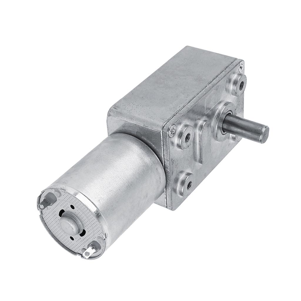 Reversible High Torque Worm Geared Motor DC 12V Reduction Motor CW CCW
