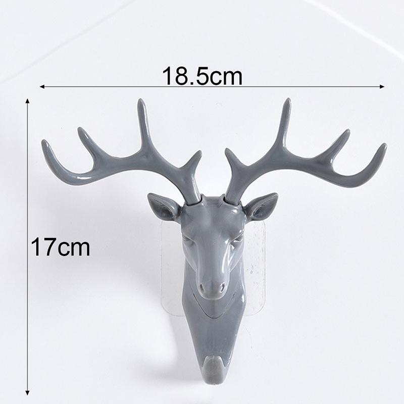 Wall Mounted Hooks Animal Head Rack Coat Caps Wall Hanger Horse Giraffe Elk Hooks Decor Accessories Personalized Hangers