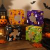 12/24Pcs Square Halloween Treat Boxes Paper Cookies Favor Boxes  Party Decoration