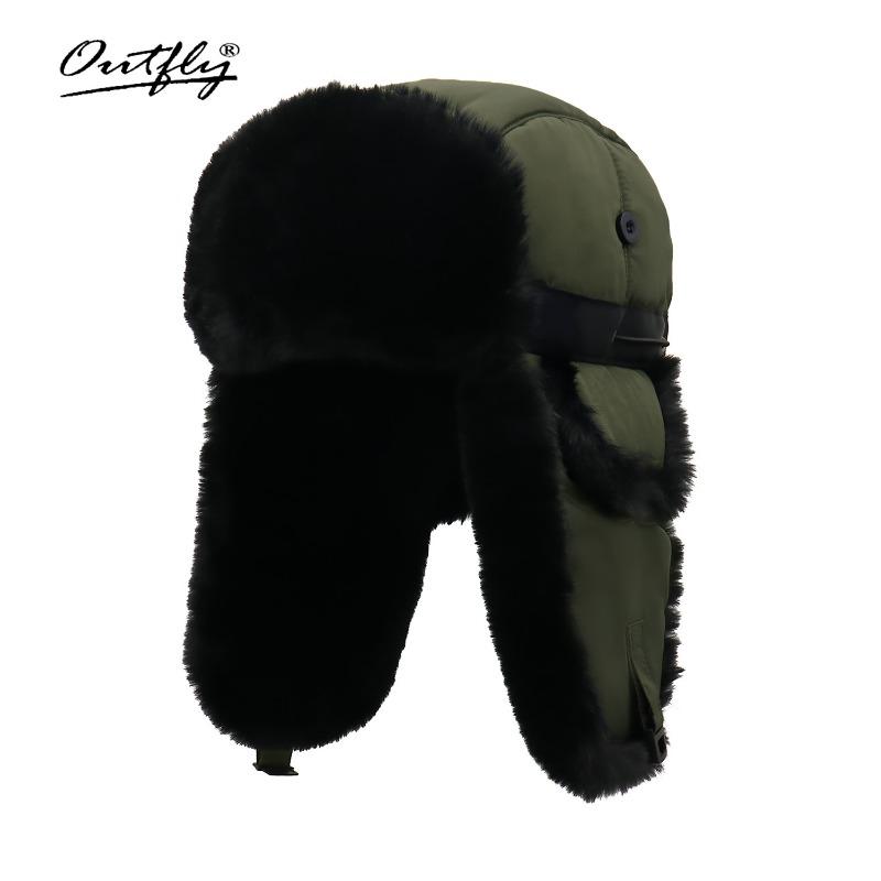 New Long-haired Men Ride Electric Vehicles In Winter, Cold-proof Thickened Thermal Hat, Fleece Ear Protector Cotton Hat