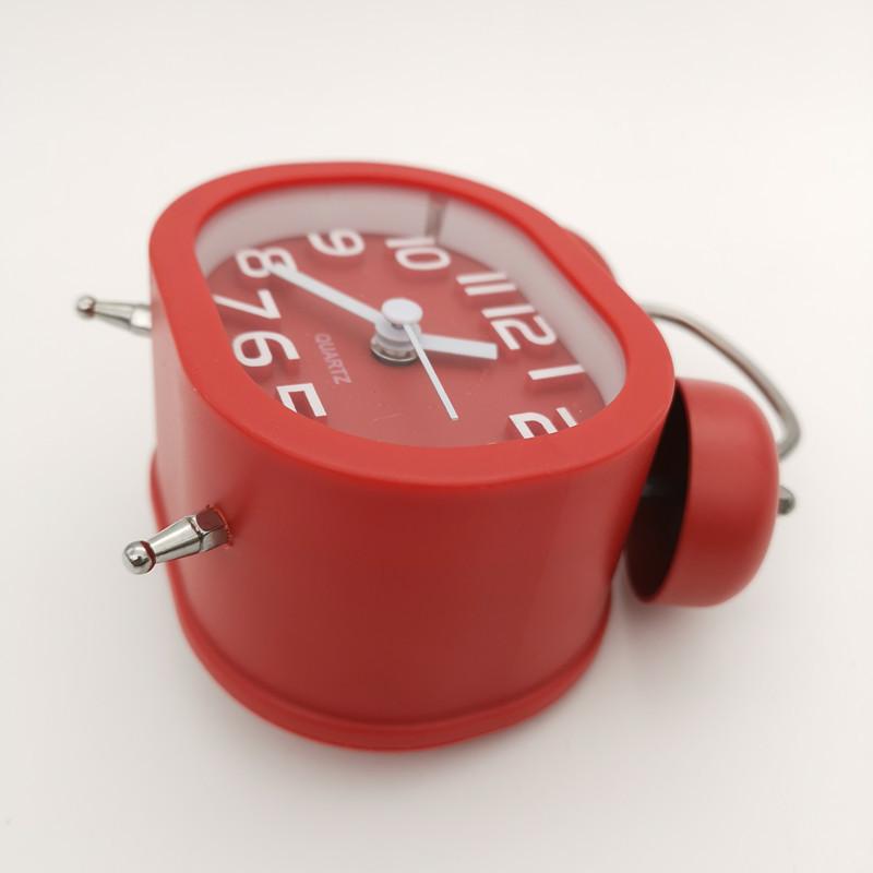 Three-dimensional Ring Bell Ring Bell Ring Bell Bedside Alarm Clock Silent with Night Light