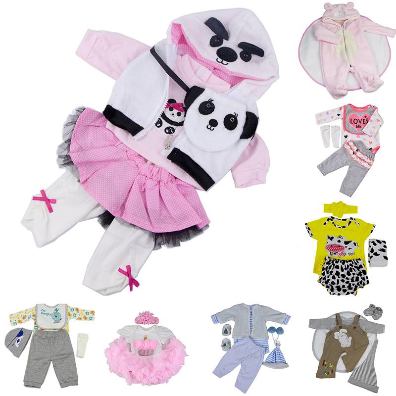 Lifelike Dolls Baby Dress Romper For 2223 Reborn Baby Girl Boy Doll Clothes