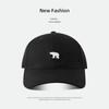Grinding baseball cap men's simple hat women's season big head circumference showing face small wide brim cap