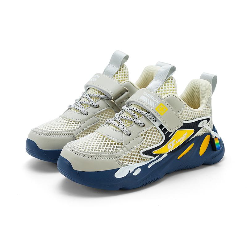 

Мальчиковые спортивные туфли кожаные осенне-зимние детские кроссовки на мягкой подошве для мальчиков повседневные туфли 40/250mm серый