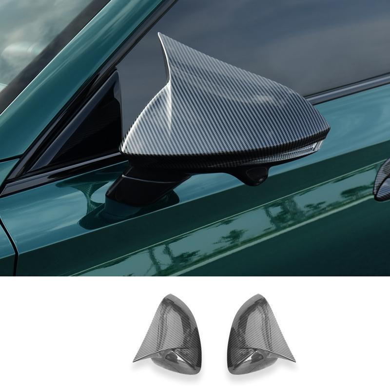 For MG 7 MG7 2024 ABS carbon fiber Car Side Mirror Cap Rearview Cow Corner Mirror Retrofit Cover Exterior Accessories