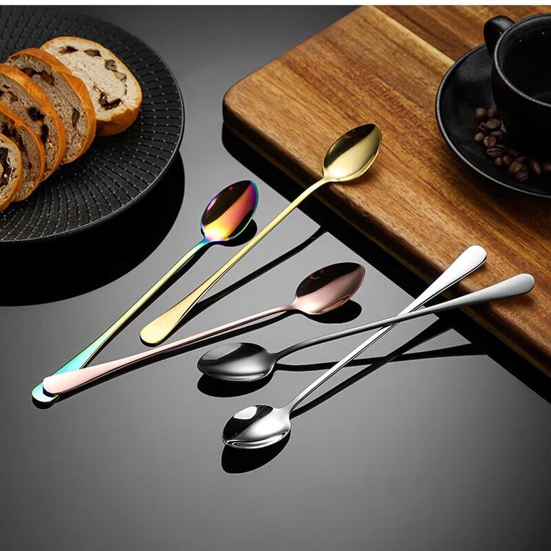 Wutuo Stainless Steel Long Handle Drink Stirring Spoon
