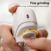 2-in-1 Electric Auto Nail Clippers with LED Light Portable Nail Polishing Grinder USB Rechargeable Electric Nail File for Senior