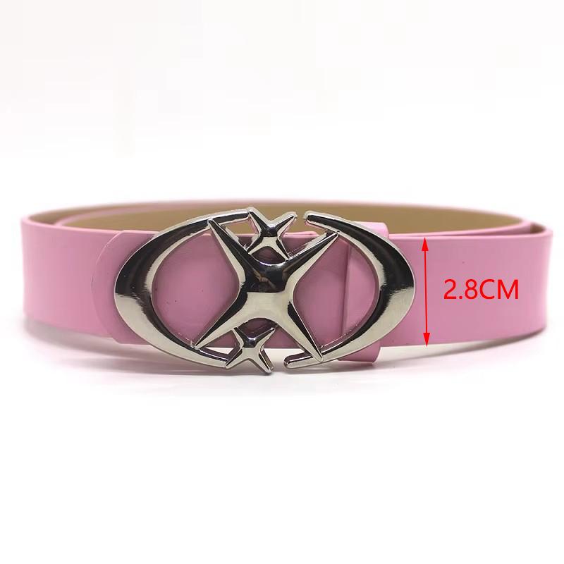 Women's Trousers Belt Ladies Fashion Leather Belts High Quality Alloy Buckle Best Matching Dress Jeans Belts for Lady DT190