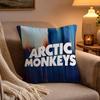 Hot AArctic Monkeys Brand Pillow Case Soft Plush Cushion Cover Double Print and Invisible Zipper for Sofa Home Car Use