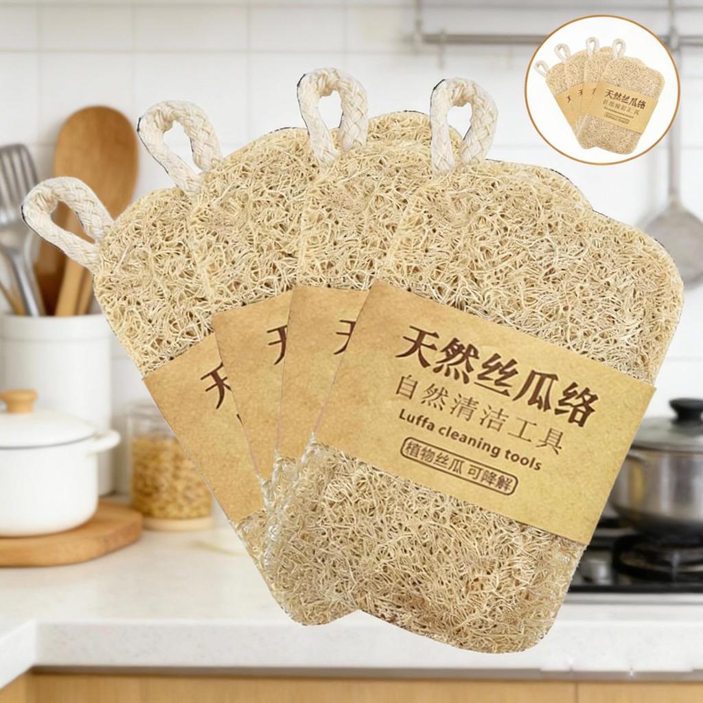 Multifunctional Natural Loofah Sponge & Exfoliating Towel