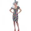 Smiffys Womens/Ladies RubikÂ´s Cube Costume