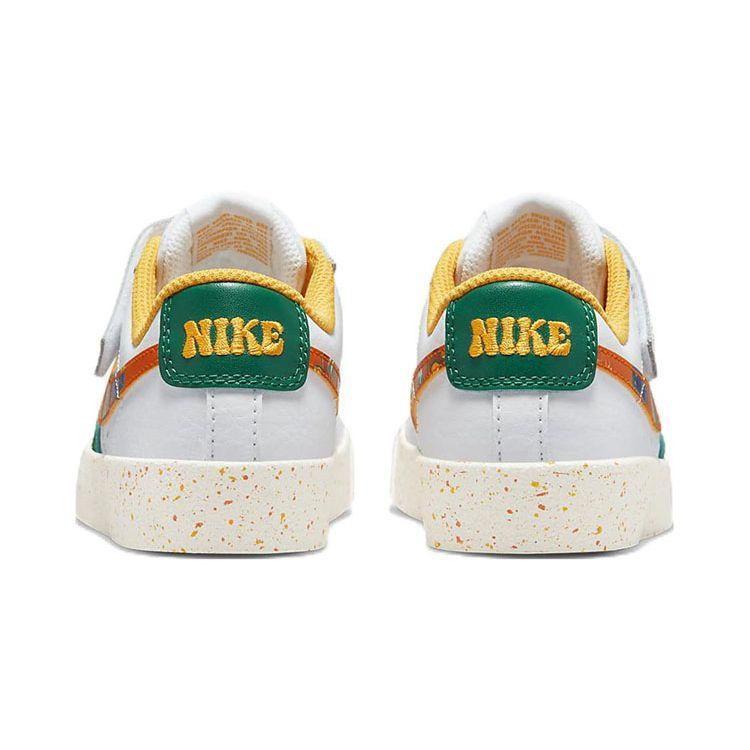 Nike Blazer Low 77 PS Fruity Graphics Kids Sneakers White Sail Malachite DQ5089-181