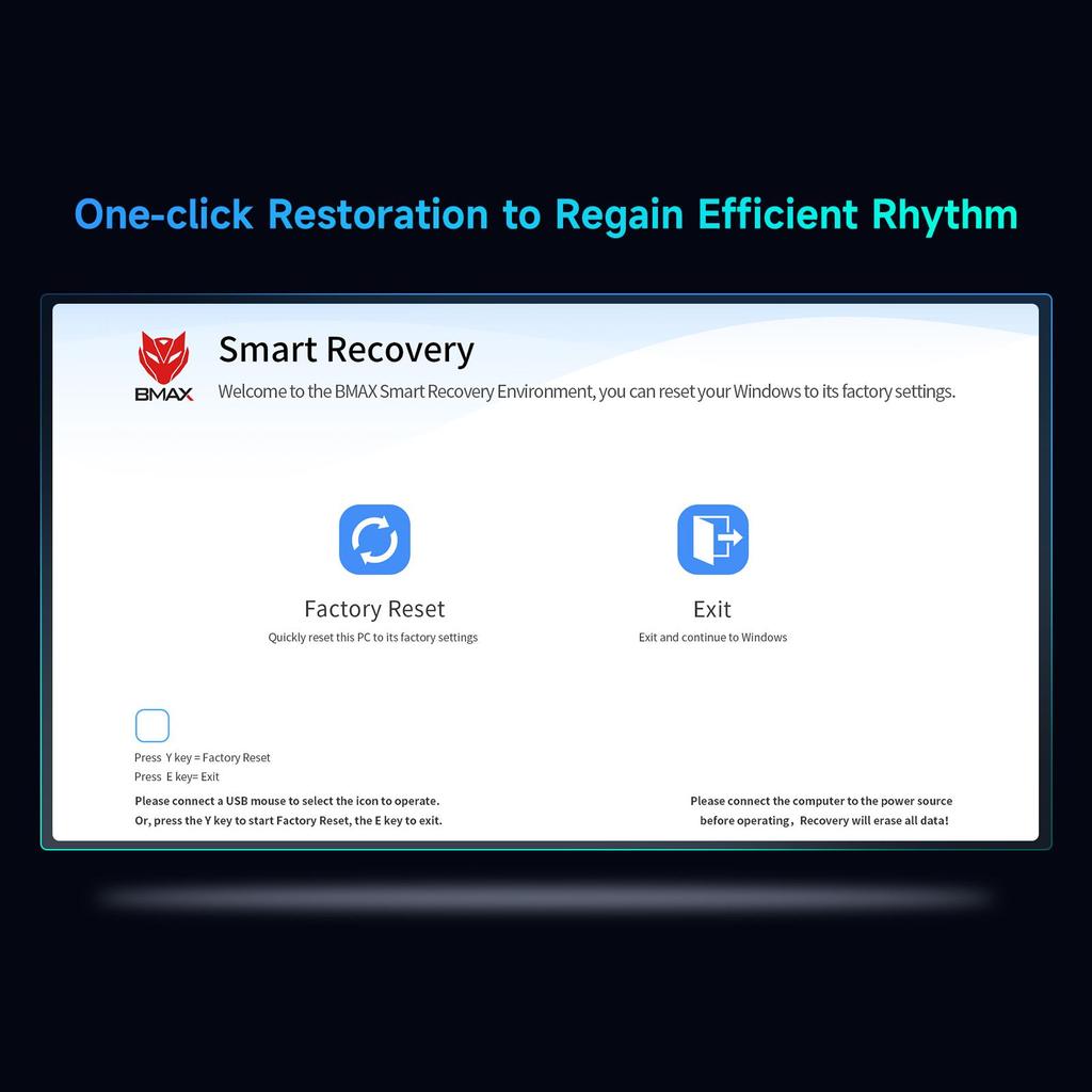 Mini Pc BMAX B2 Power 8G+256G SSD Intel Celeron Processor 5205U  Intel UHD Graphics  Window 11