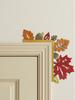 Autumn Leaves Door Topper Decor, Colorful Wooden Corner Door Frame Ornament, Harvest Festival & Thanksgiving Day Home Decoration