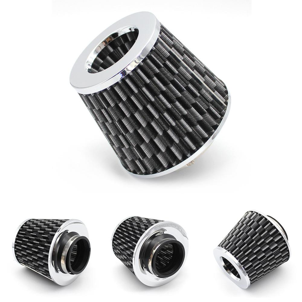 Car Modified Mushroom Head Air Filter Intake Mushroom Head Air Filter Element Filter 76mm Universal