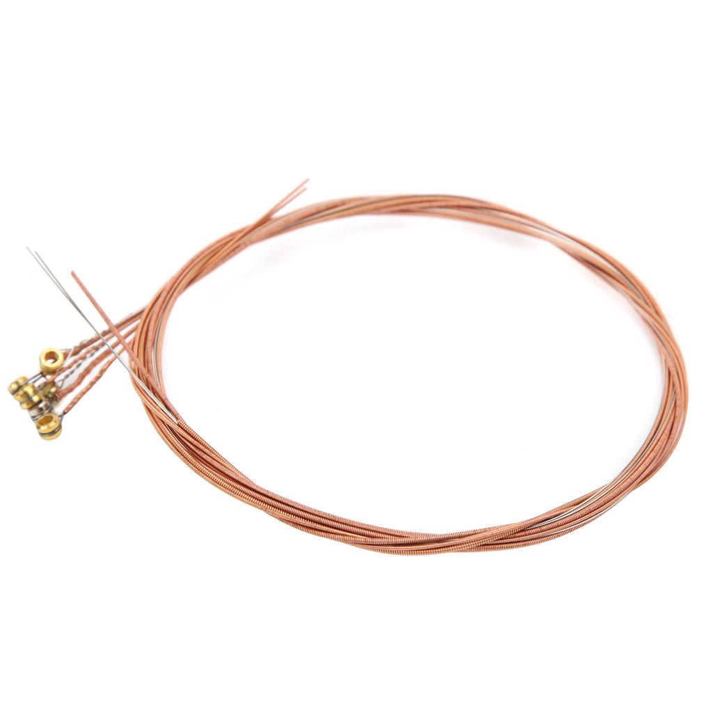 Acoustic Guitar String Replacement AntiRust Coating Light Musical Instrument Accessories(Copper )