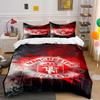Set Biancheria da Letto Manchester United Copripiumino Federe Decorazioni per la Casa (1 * Copripiumino 2 * Federe, senza piumino)