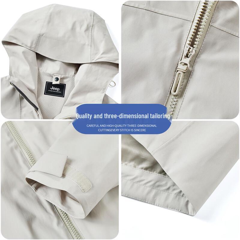 Jeep Unisex Single-Layer Windproof Outdoor Jacket