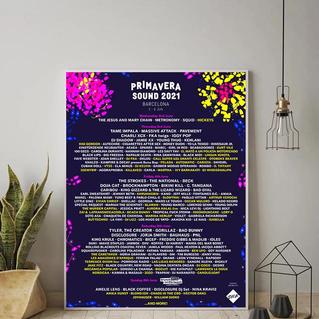 Tame Impala Psychedelic Poster And Prints Rock Music Band Tour Art Canvas Painting Wall Art Pictures For Living Room Home Decor