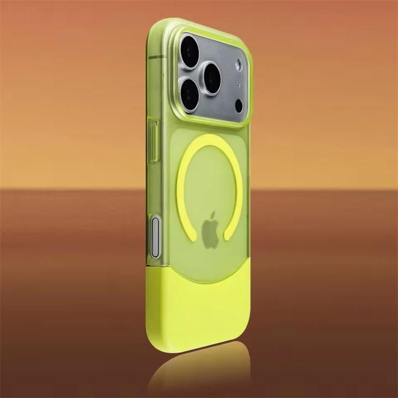 Luxusní Segmentované Skládací Tvrdé Matné Pouzdro pro Magsafe pro iPhone 17 Air 16 15 14 13 12 11 Pro Max Plus Magnetické Ultra Tenké Pouzdro