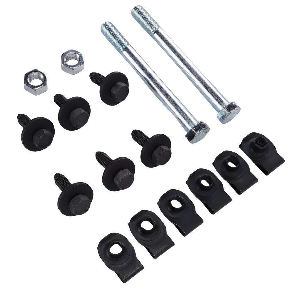 Front Leaf Spring Bracket Mounting Kit with Eye Bolts J Clips K00038 EB Replacement for Camaro Nova 1967 1981