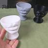 PLA Desktop-Dekoration Ornament 3D-gedruckter lippenförmiger Blumentopf, Künstlerische Skulpturale Pflanzgefäß mit Mattem Finish, Topf Multifunktional Minimalistischer Schreibtisch