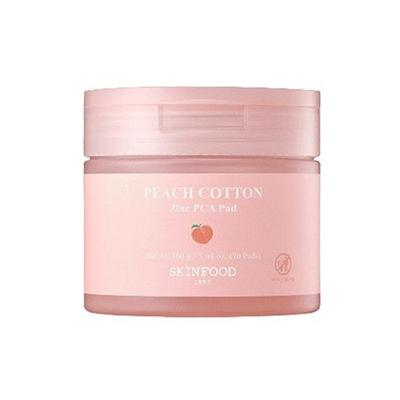 Pfirsichfarbenes Zink-PCA-Pad aus Baumwolle, 160 g, 70 Stück