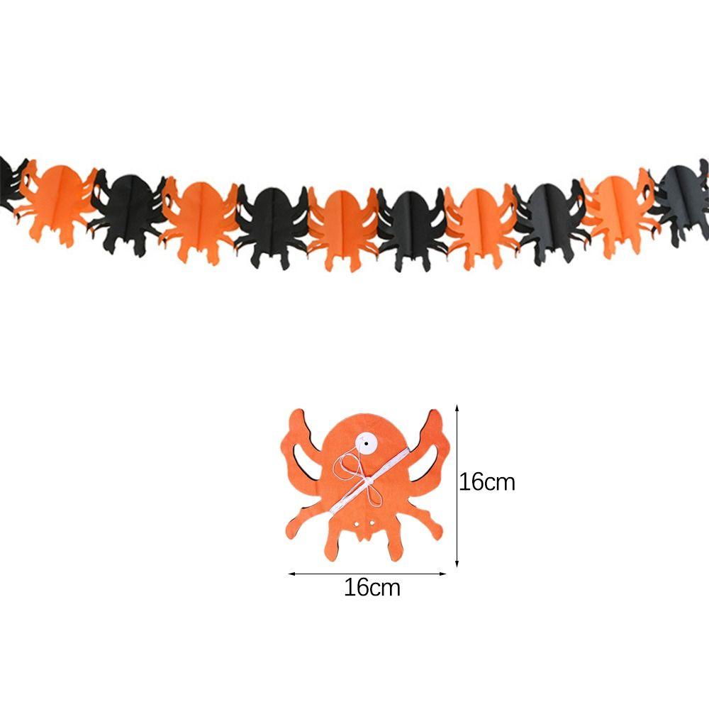 Ghost Ghost Paper Banner Bat Pumpkin Skull Pendant 7 Styles Halloween Paper Latte Art  Scene Layout