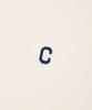 COVERNAT C Logo Collar Half Knit Ivory