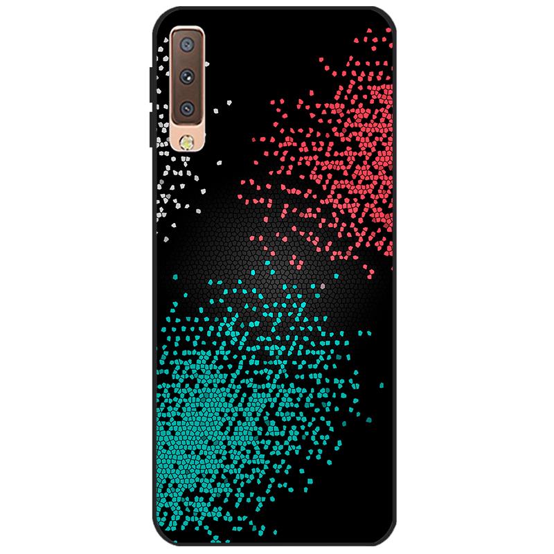 Cases For Samsung Galaxy A7 2018 Cover Silicon Color Phone Case Cover For Samsung A7 2018 A750 A750F 6.0 Inch Protective Shell