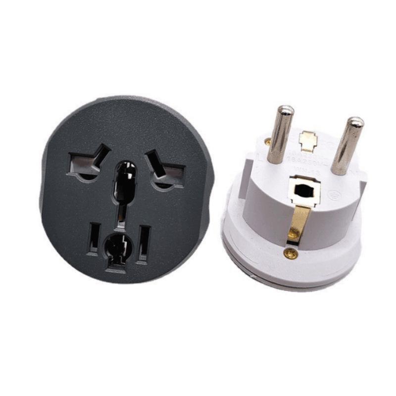 High Power 2000W Adapter: German/UK/US To European/Korean Standard Conversion Plug