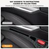 2PCS Car Seat Gap Filler, Seat Gap Filler For Cars SUV Trucks, Car Essentials, Effectively Prevent Things From Falling Off (Universal, Black)