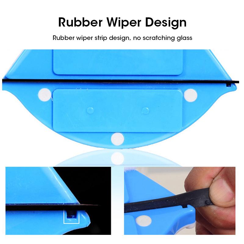 2024 Magnetic Window Cleaner Household Office Special Glass Window Cleaning Tool Automatic Water Discharge Double-layer Wiper