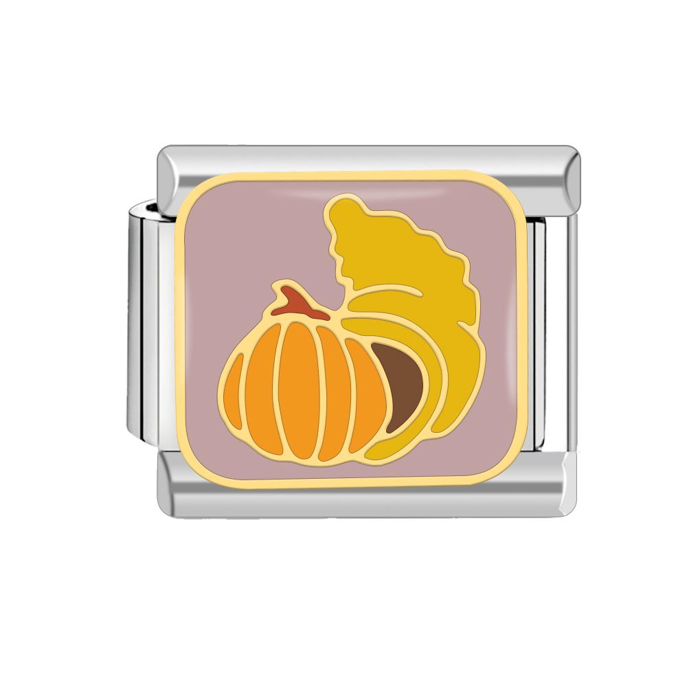 Italian Charm Stainless Steel Bracelet 9mm Diy Thanksgiving Series