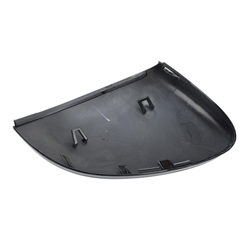 1 Pair Rearview Mirror Cover Cap For Volkswagen Golf 8 - Black With Lane Change Assist Hole Side Mirror Car Accessories