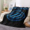1PC Custom Name Club Brugge Kv Patterned Flannel Blanket Suitable For All Seasons for Home Decor Warmth and Comfort Gifts Holiday Present