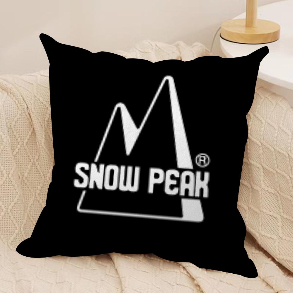 Outdoor SSnows Peak Cushion Cover Soft Plush Fabric DoubleSided Printed Sofa Cushion Cover for All Seasons Home Decor Gift