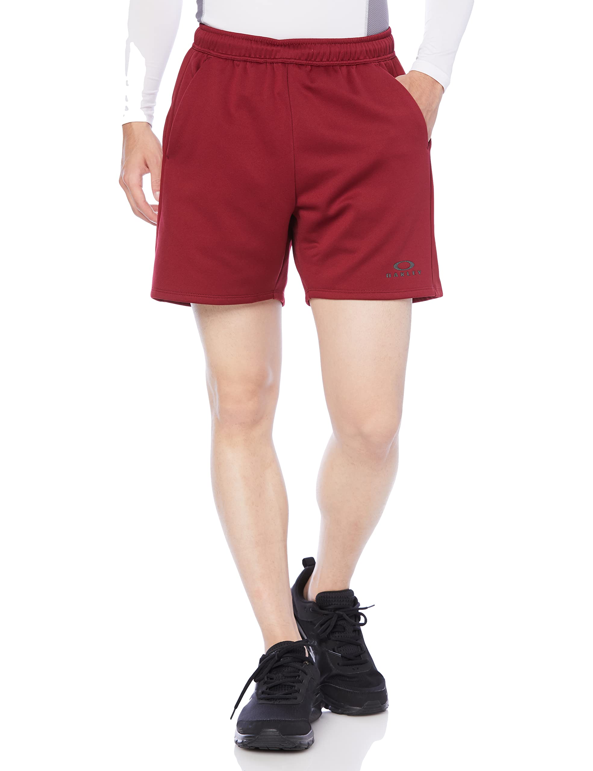 

Oakley Fleece Training Shorts 6 Iron XS Size Red, (Japanese S)