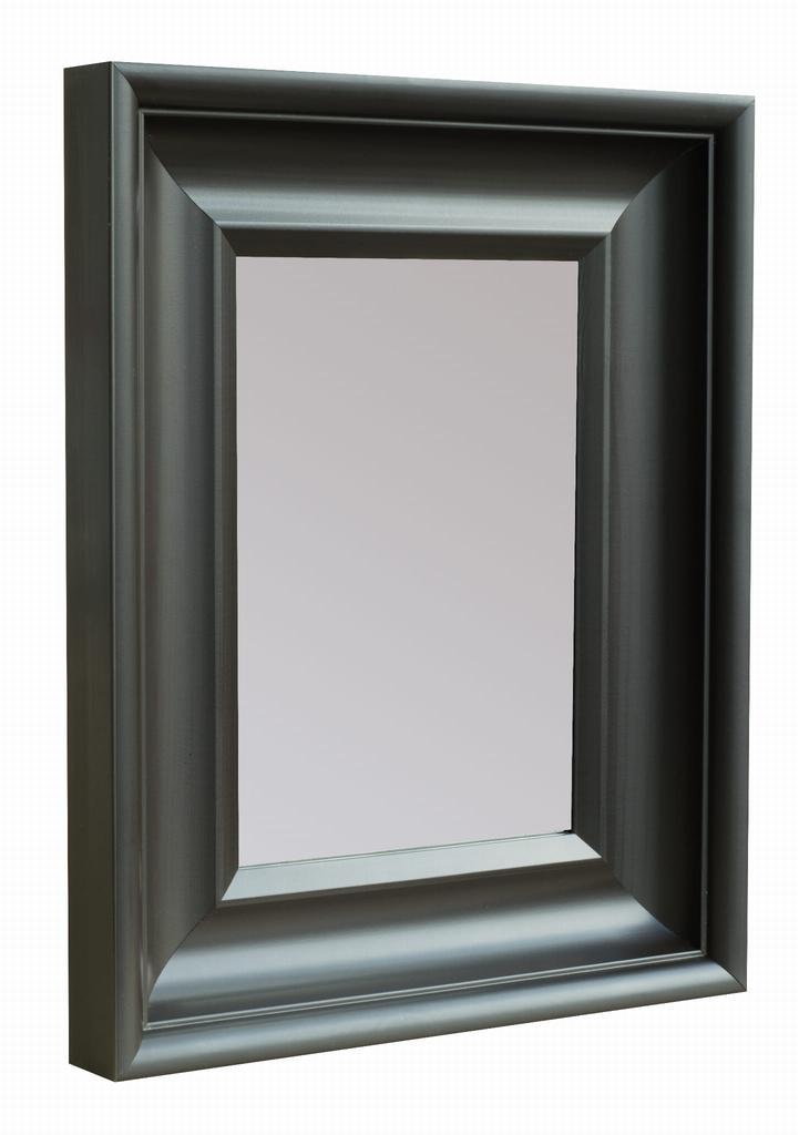 Lustro Drewniane Prostokątne Klasyczne 36X45 Cm Czarne Bd Art