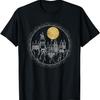 Harry Potter Hogwarts Vollmond Linienkunst T-Shirt