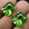 Natural GREEN Peridot 16.50 Ct CERTIFIED Emerald Cut Loose Gemstone BA-6006