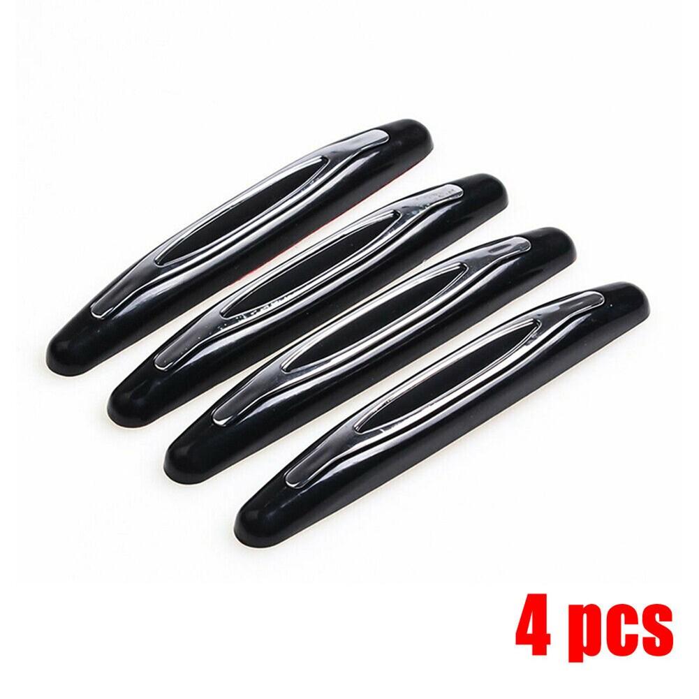 1 Satz Stoßstangenschutzleisten 110mmx12mm ABS und PVC Schwarz für alle Modelle