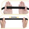 2/5Meters Black Elastic Bands Silicone Non-slip Bra Rubber Tape For Belt Garment Wave Ribbon DIY Clothes Sewing Accessories