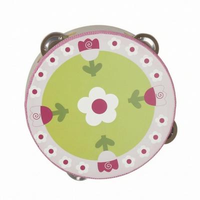 Lightweight Tambourine Portable Handheld Easy To Play Educational