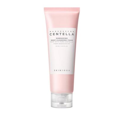 Espuma de Limpeza Profunda Madagascar Centella Poreminizing 125ml – Purificante de Poros & Controle de Sebo com Argila Rosa, Vegano, Coreano